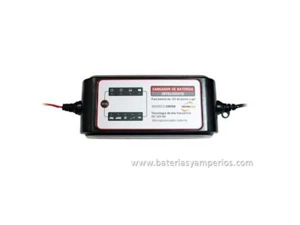 Carregador de carregamento en 9 etapas (12V/8Amp)