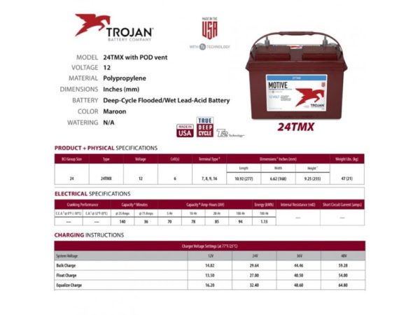 bateria-trojan-27tmx-12v-105ah-ciclo-profundo-especificaciones