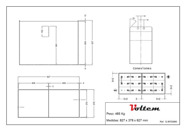 Batterie pour chariot élévateur 24V 690Ah – Image 3