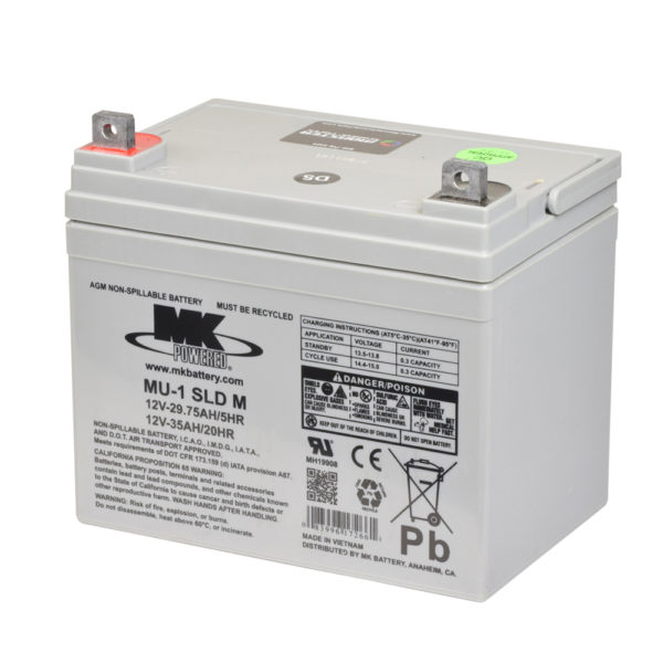 bateria agm 35ah mk power