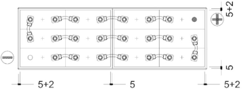 connexions de la batterie 24v 320ah
