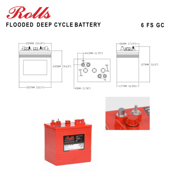 bateria-rolls-6fsgc-6v-dimensiones