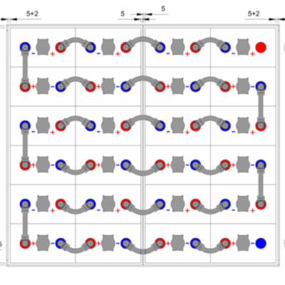 Esquema de Conexión Batería 48V 690Ah